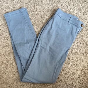 New Loft Light Blue Denim Pants, Size 0
